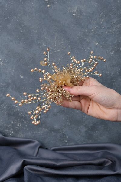 Hobigram Hair Accessory Irem Pearl Beaded Hair and Turban Accessory – Other Hair Accessories, Stylish Design – Di