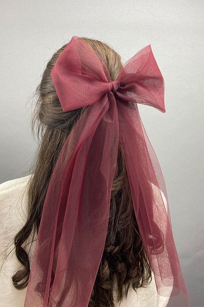 Hobigram Bridal Accessory Simple Bow Buckle Hair Accessory – Bridal Accessory, Stylish Design, Women's Accessory