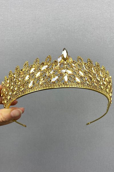 Hobigram Bridal Accessory Mia Bridal Henna Crown and Earrings – Bridal Accessory, Stylish Design, Women's Accessory – Gel