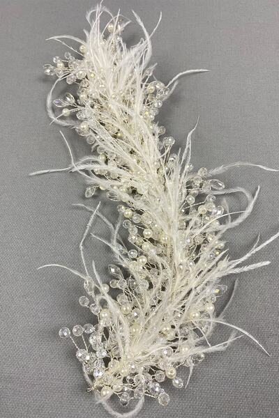 Hobigram Bridal Accessory Ecru Capella Hair and Turban Accessory – Other Hair Accessories, Stylish Design – Other