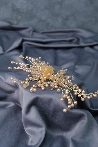Hobigram Hair Accessory Irem Pearl Beaded Hair and Turban Accessory – Other Hair Accessories, Stylish Design – Di