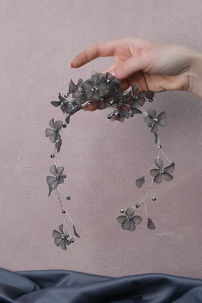 Hobigram Hair Accessory Mila Flower Branch Motif Bridal Henna Crown – Other Hair Accessories, Stylish Design – Other
