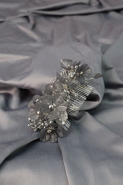 Hobigram Hair Accessory Belgin Flower Motif Side Comb Buckle Bridal Hair Accessory – Other Hair Accessories – Di