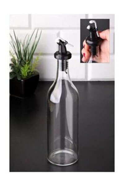 Manor Borosilicate Glass 600ml Diamond Oil Pot [with silver Metal Stopper]  - Trendyol
