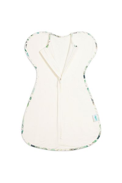 Zuppers Organic Cotton Butterfly Swaddle Sleeping Bag – 1 TOG – Leaf