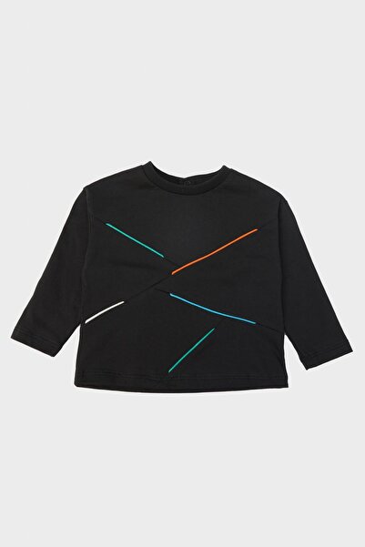 GB Baby Bg Store Baby Boy Черна тениска 23Fw0Bg1527