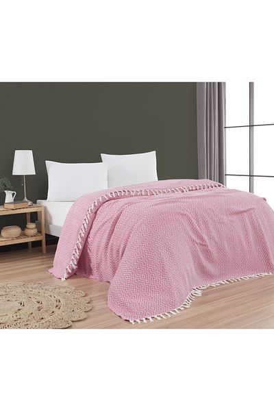 Babada Home - Double Fringed Bedspread 220x240 Cm