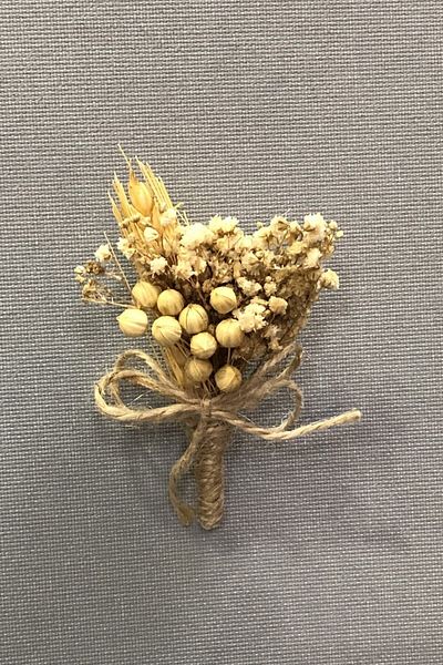 Hobigram Τεχνητό λουλούδι κρέμα Chrysanthemum Chrysanthemum Boutonniere – Τεχνητό & ξηρό λουλούδι, κομψό σχέδιο, γυναικείο αξεσουάρ – Y