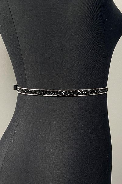 Hobigram Handmade Belt Bead Embroidered Elegant Dress Belt Waist Accessory – Belt, Stylish Design