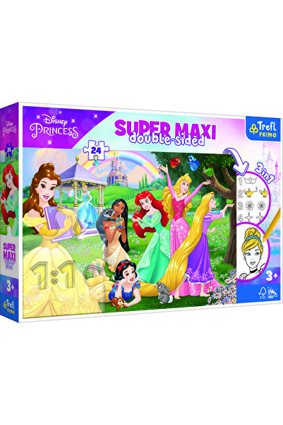cayenna Puzzle 24 Parca Super Maxi Princess 3˜n1 Puzzle-41008