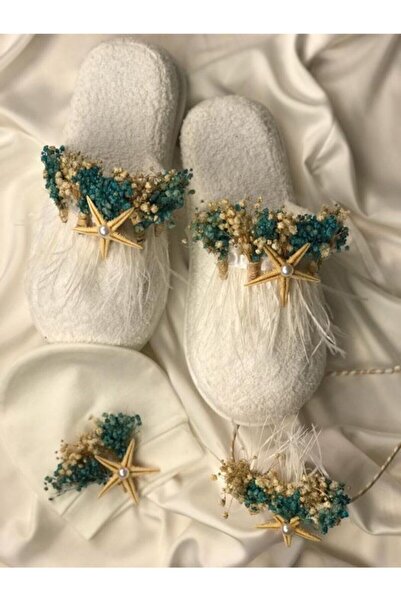 Hobigram Lohsa Setleri Deniz Yıldızı Lohusa Terlik Taç Seti 2030 – Lohusa Seti, Şık Tasarım, Kadın Aksesuarı