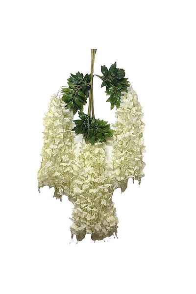 Hobigram Τεχνητό λουλούδι Τεχνητό λουλούδι Acacia 80 cm 12 τεμάχια Vineyard με 3 κρεμαστά κλαδιά – Τεχνητό & ξηρό λουλούδι, κομψό σχέδιο –