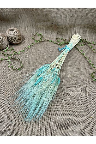 Hobigram Turquoise Shocked Spike Bunch Dry Flower – Ειδικό σχέδιο, αξεσουάρ, ποιοτική παραγωγή, εντυπωσιακό στυλ