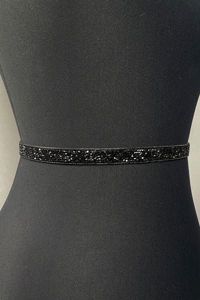 Hobigram Handmade Belt Bead Embroidered Thin Dress Belt Waist Accessory – Belt, Stylish Design