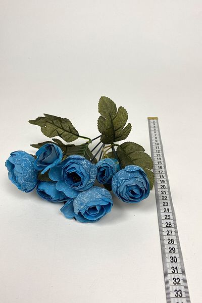 Hobigram Τεχνητό λουλούδι Μπλε παιώνια Eren Rose Τεχνητό λουλούδι 1 μάτσο – Τεχνητό & ξηρό λουλούδι, κομψό σχέδιο – τεχνητό λουλούδι