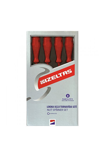 İzeltaş Lokma Uçlu Tornavida Seti 8Li - 4770008108