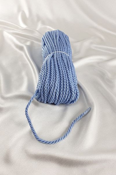 Hobigram Ață de tricotat Snur albastru deschis pentru bebeluși 8 mm – Ață de tricotat, design elegant, accesoriu pentru femei