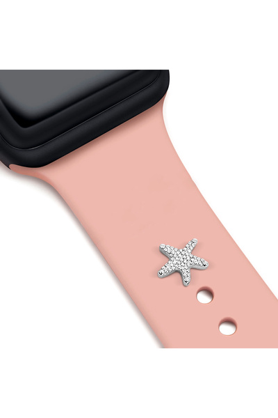 BearPear Apple Watch Uyumlu Deniz Yıldızı Figürlü Akıllı Saat Aksesuarı Pin C...