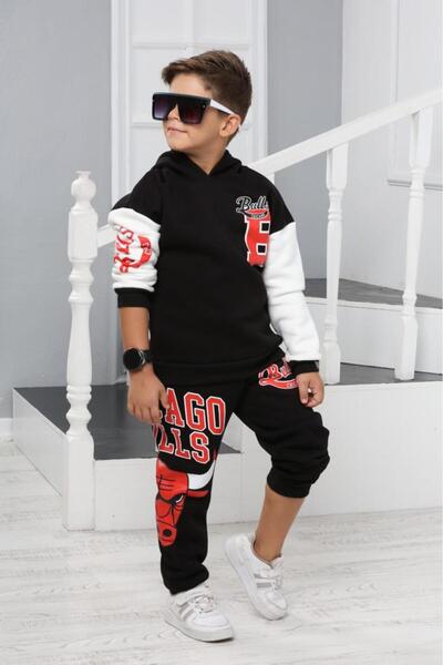 ÖYKÜ KİDS Hooded Boy's Tracksuit Set