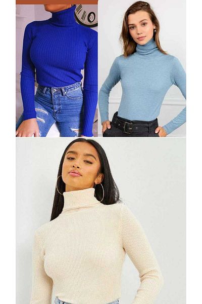 CNG MODA Turtleneck Slimfit Sweater - 3 Pieces Set Rescue, Single Pack