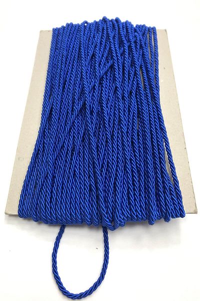 Hobigram Πλεκτό νήμα Saks Blue Cord Rope 3 Mm 1 Mt – Πλεκτό νήμα, κομψό σχέδιο, γυναικείο αξεσουάρ