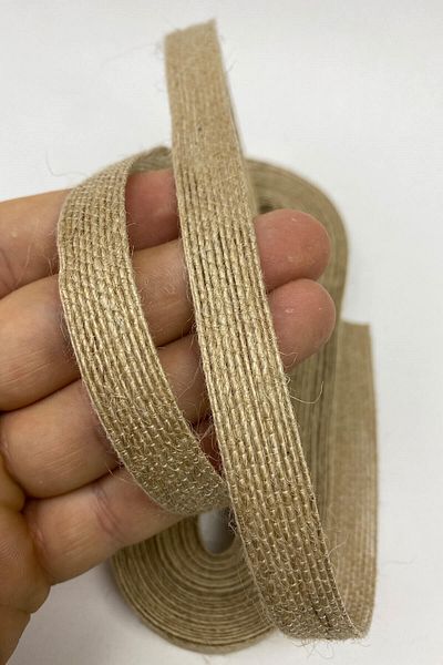 Hobigram Πλεκτό νήμα Ψάθινη κορδέλα 1,5 cm 10 Mt – Πλεκτό νήμα, κομψό σχέδιο, γυναικείο αξεσουάρ