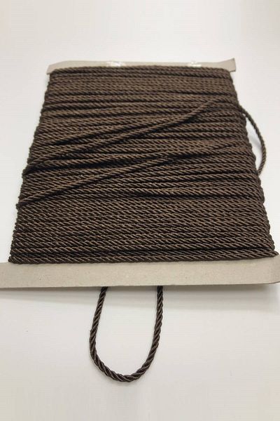 Hobigram Πλεκτό νήμα Bitter Brown Cord Rope 3 Mm 1 Mt – Πλεκτό νήμα, κομψό σχέδιο, γυναικείο αξεσουάρ