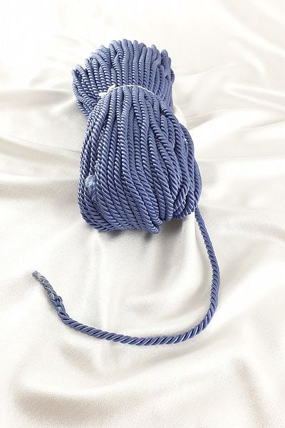 Hobigram Πλεκτό νήμα εξωτερικού χώρου Navy Blue Cord Rope 8 mm – Πλεκτό νήμα, κομψό σχέδιο, γυναικείο αξεσουάρ