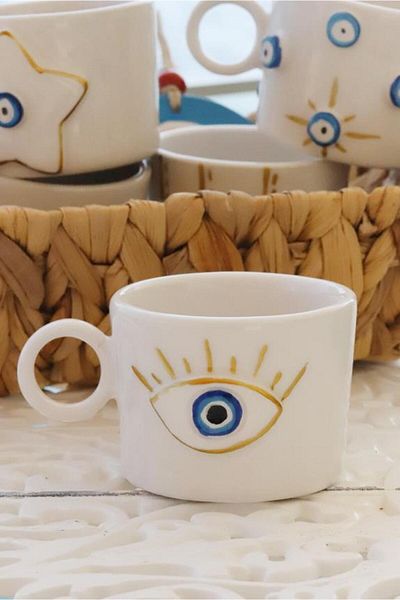 M'art Home Nes Gold Handmade Double Cup
