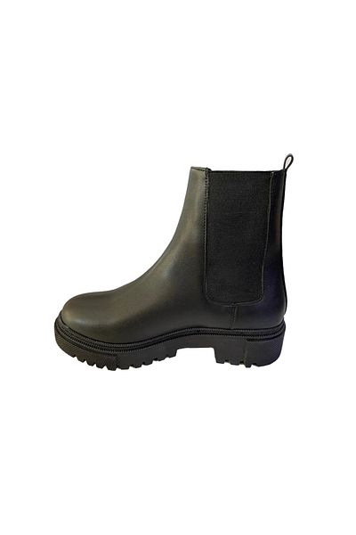 M.P. Sevilla Orthopedic Elastic Original Stitched Women's Chelsea Black Boots