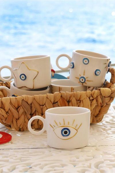 M'art Home Nes Gold Handmade Double Cup