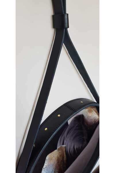 pachamama KA977 65 cm CAPINDA HAKIKI DERI AYNA