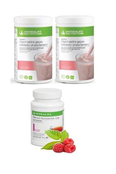 Herbalife 550 gr 2 Ad Beyaz Çik Ahududu Shake 1 Ad 50 gr Ahududu Çay