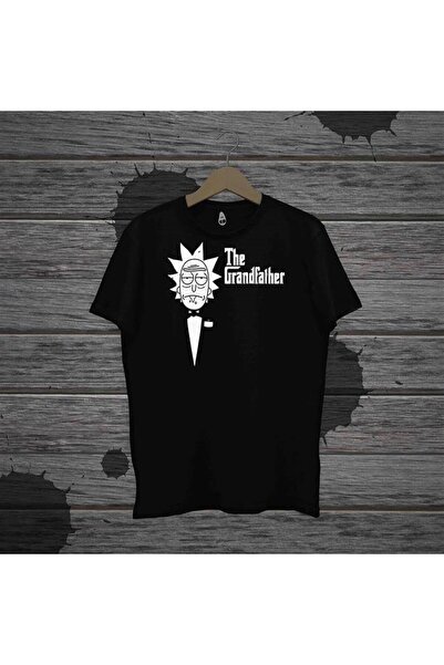 Violon Μπλουζάκι Touz Unisex Μαύρο Παππού με στάμπα