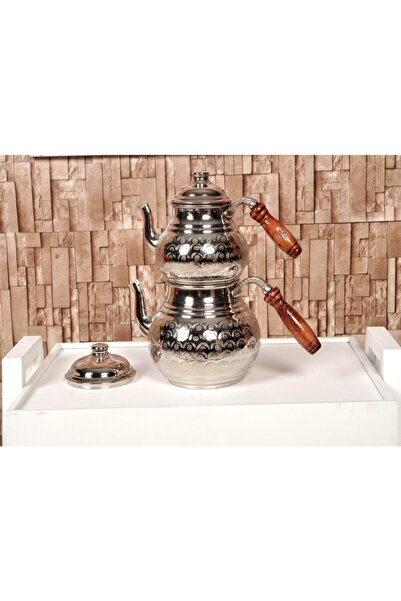 ALICIOGLU Bakır Çaydanlık El Yapımı Dövme Bakır Çaydanlık Takımı El Işi
