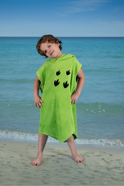 Baokids Croc Bamboo Poncho Beach Towel