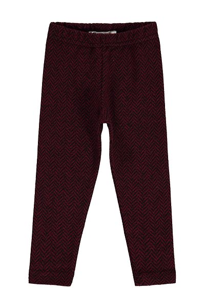 Civil Girls Girl's Tights 2-5 Years Claret Red
