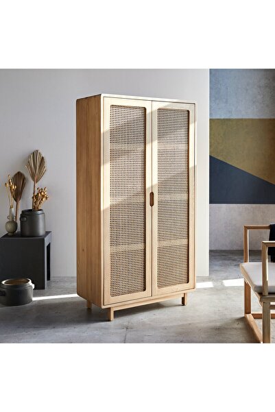 Genel Markalar Hazeran detaylı Masif Ahşap Büfe, Vitrin, Erzak dolabı, Gardırop 160x85 cm