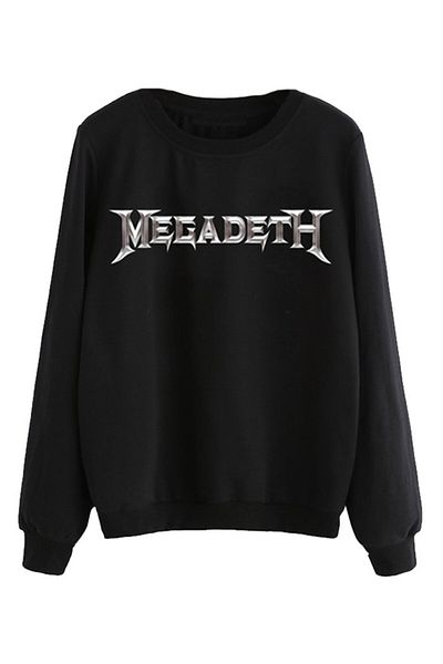 fame-stoned Суитшърт с принт Megadeth