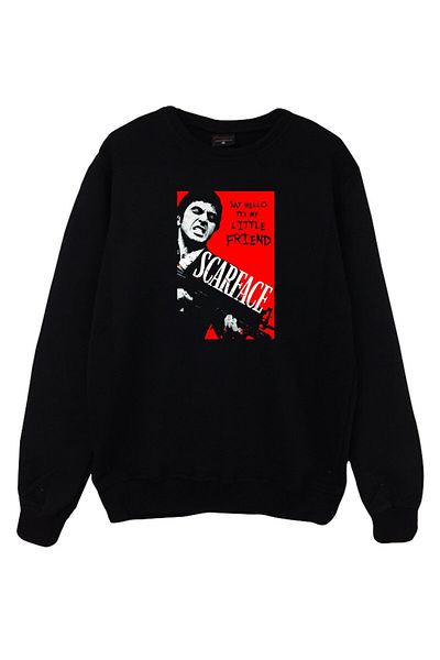 fame-stoned Φούτερ με στάμπα Scarface Tony Montana