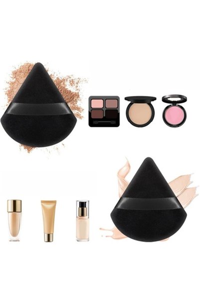 Esf Skin Makeup Supplies Triangular Finger Puff Face Makeup Sponge