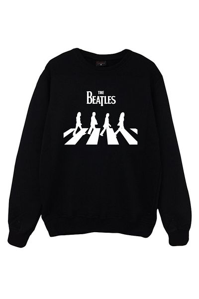 fame-stoned Φούτερ με στάμπα The Beatles