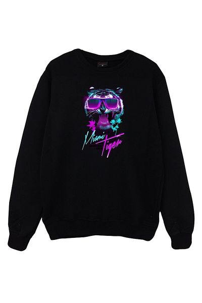 fame-stoned Суичър с щампа на тигър