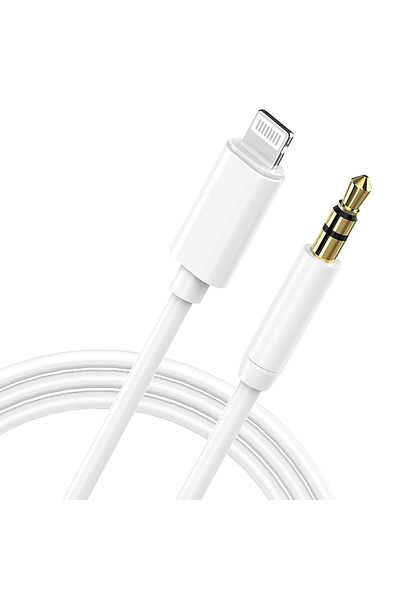 ACL كابل لايتنينج إلى 3.5 ملم جاك Aux محول صوت A-12 لهاتف Apple iPhone