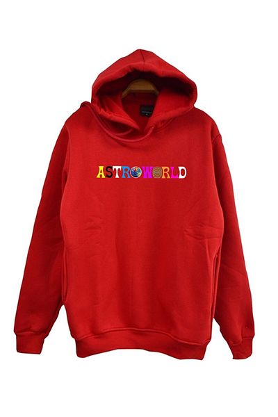 fame-stoned Суитшърт с щампа на Travis Scott Astroworld