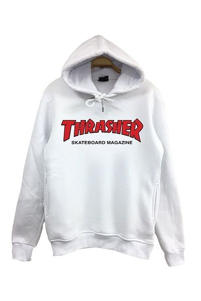 fame-stoned Thrasher Printed Unisex Φούτερ 100% Βαμβάκι
