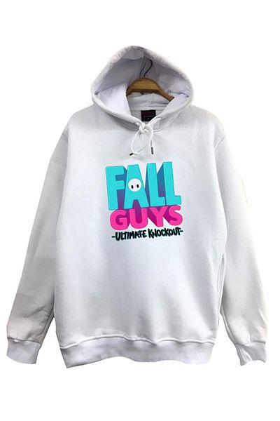fame-stoned Φούτερ με κουκούλα με στάμπα Fall Guys Game
