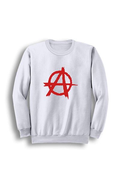 fame-stoned Φούτερ Anarchy Printed Crew Neck