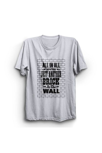fame-stoned Μπλουζάκι με στάμπα Pink Floyd Unisex 100% βαμβακερό λευκό