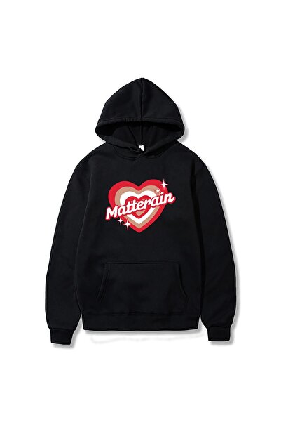 Gofeel Materain Pink Heart Sweat Sweathsirt 3 Thread Raster Streetwear Hoodie...